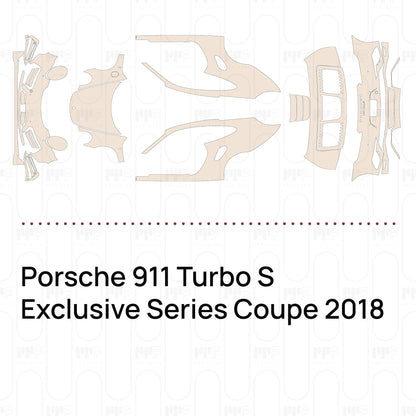 Pre-Cut PPF Porsche 911 Turbo S Exclusive Series Coupe 2018