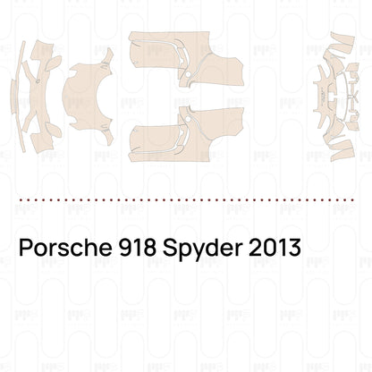 Pre-Cut PPF Porsche 918 Spyder 2013