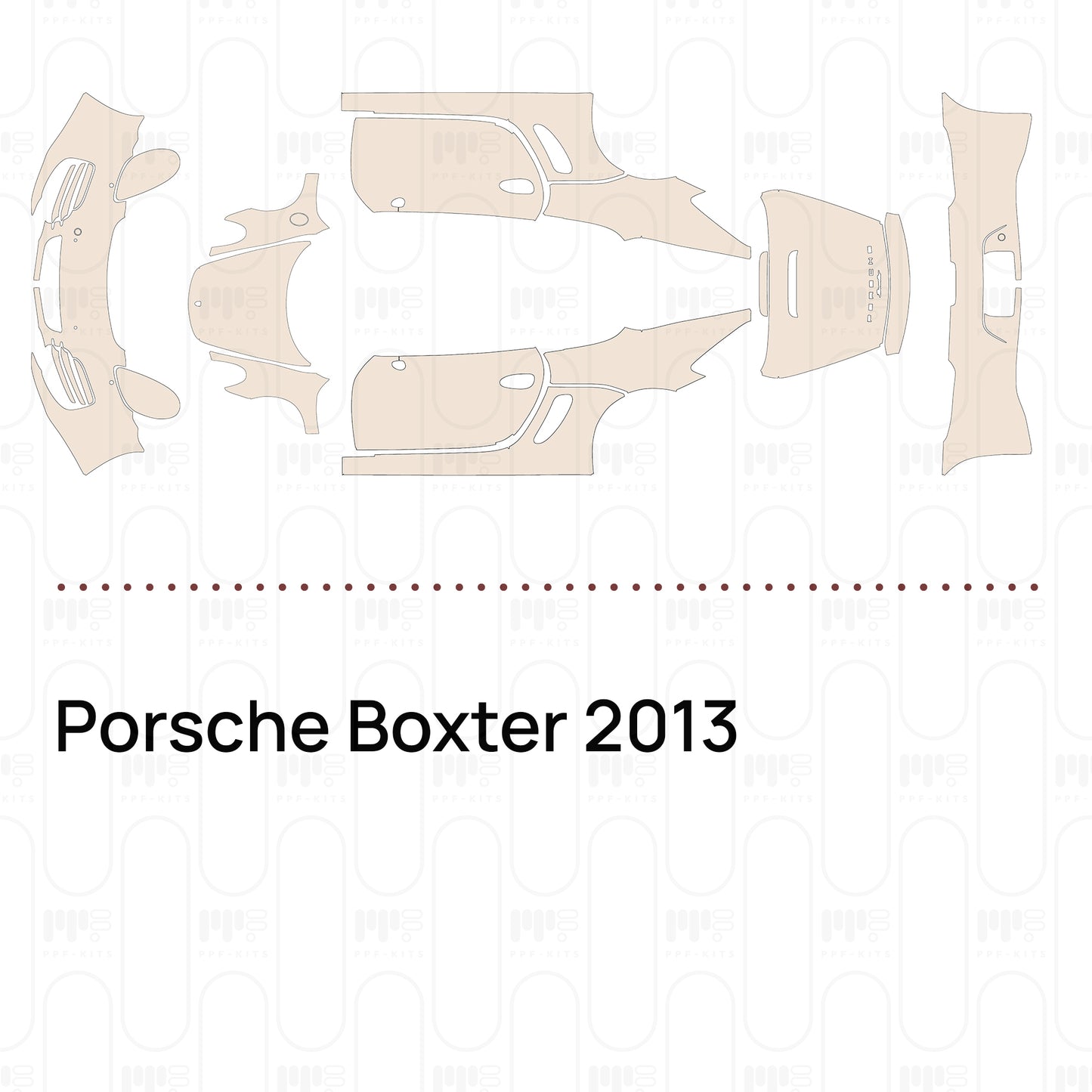Pre-Cut PPF Porsche Boxter 2013