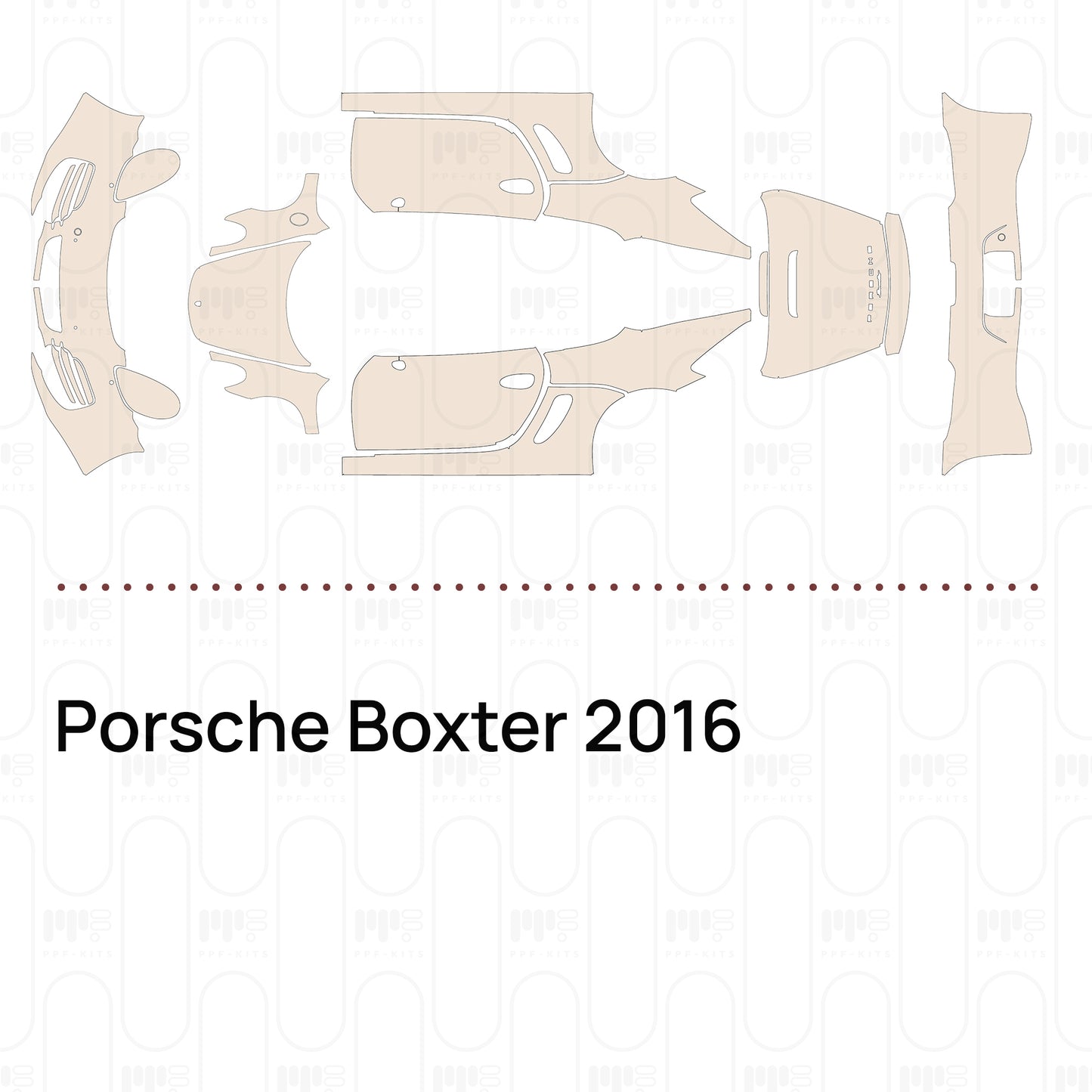 Pre-Cut PPF Porsche Boxter 2016