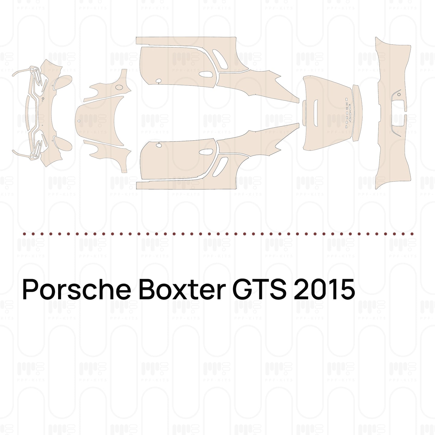 Pre-Cut PPF Porsche Boxter GTS 2015
