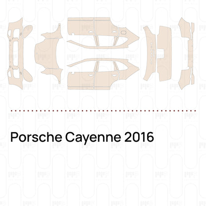 Pre-Cut PPF Porsche Cayenne 2016