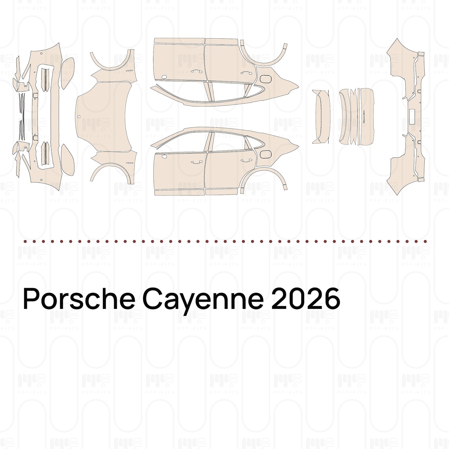 Pre-Cut PPF Porsche Cayenne 2026