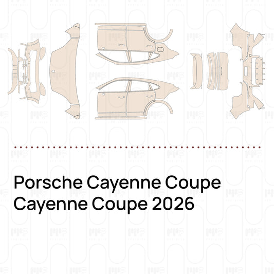 Pre-Cut PPF Porsche Cayenne Coupe Cayenne Coupe 2026