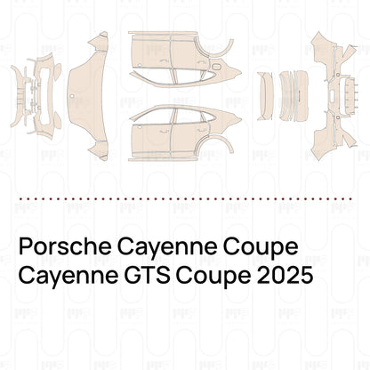 Pre-Cut PPF Porsche Cayenne Coupe Cayenne GTS Coupe 2025