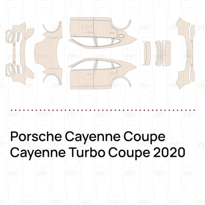Pre-Cut PPF Porsche Cayenne Coupe Cayenne Turbo Coupe 2020