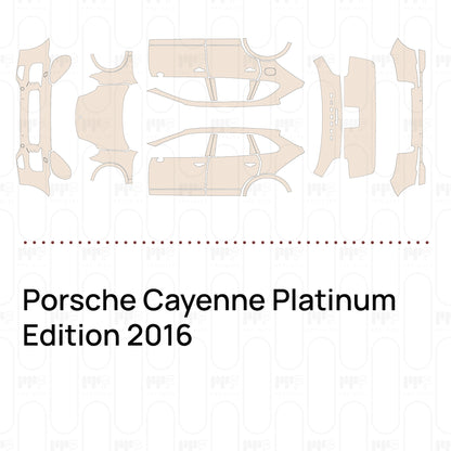Pre-Cut PPF Porsche Cayenne Platinum Edition 2016