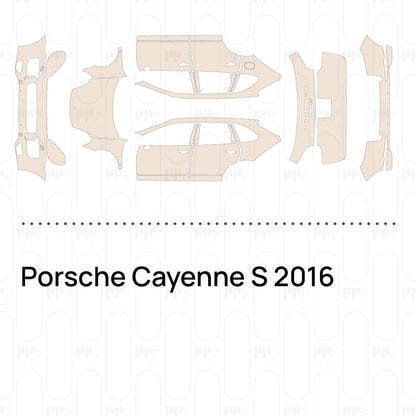 Pre-Cut PPF Porsche Cayenne S 2016