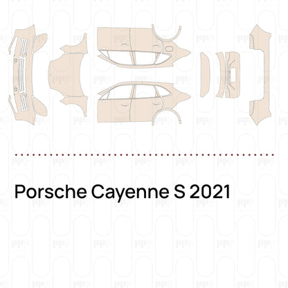 Pre-Cut PPF Porsche Cayenne S 2021