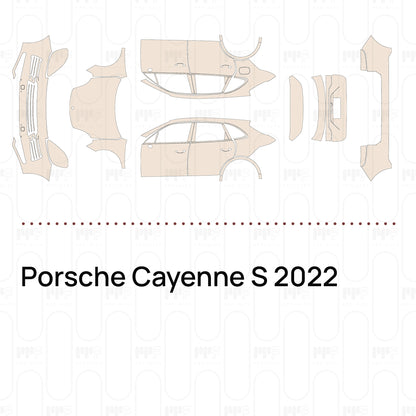 Pre-Cut PPF Porsche Cayenne S 2022
