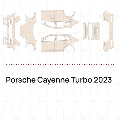 Pre-Cut PPF Porsche Cayenne Turbo 2023