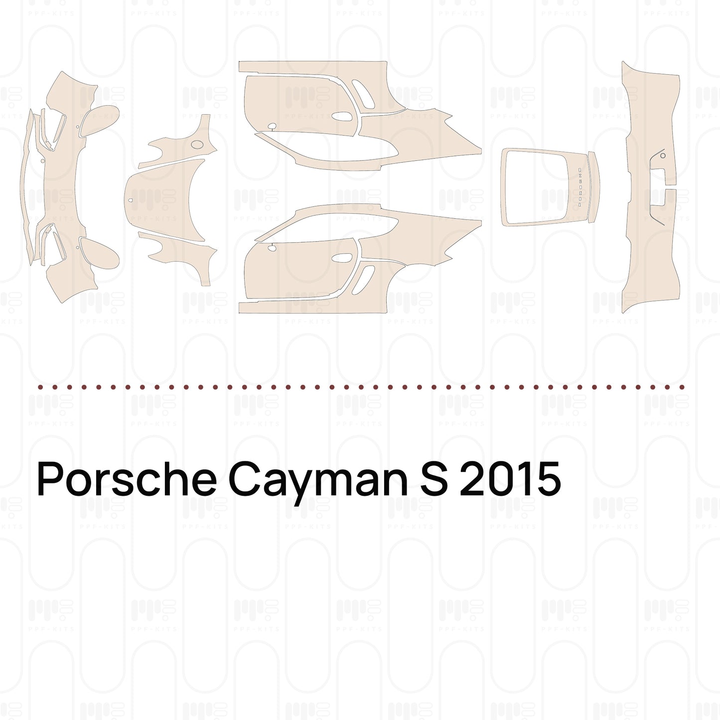 Pre-Cut PPF Porsche Cayman S 2015