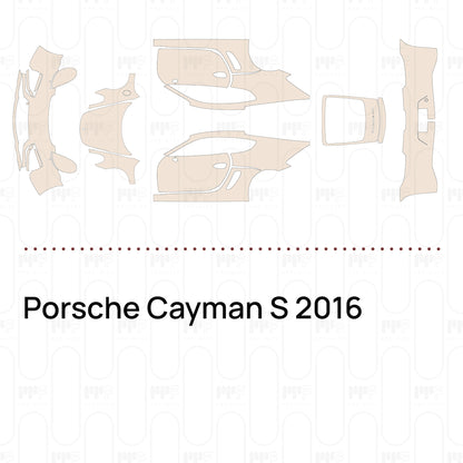Pre-Cut PPF Porsche Cayman S 2016