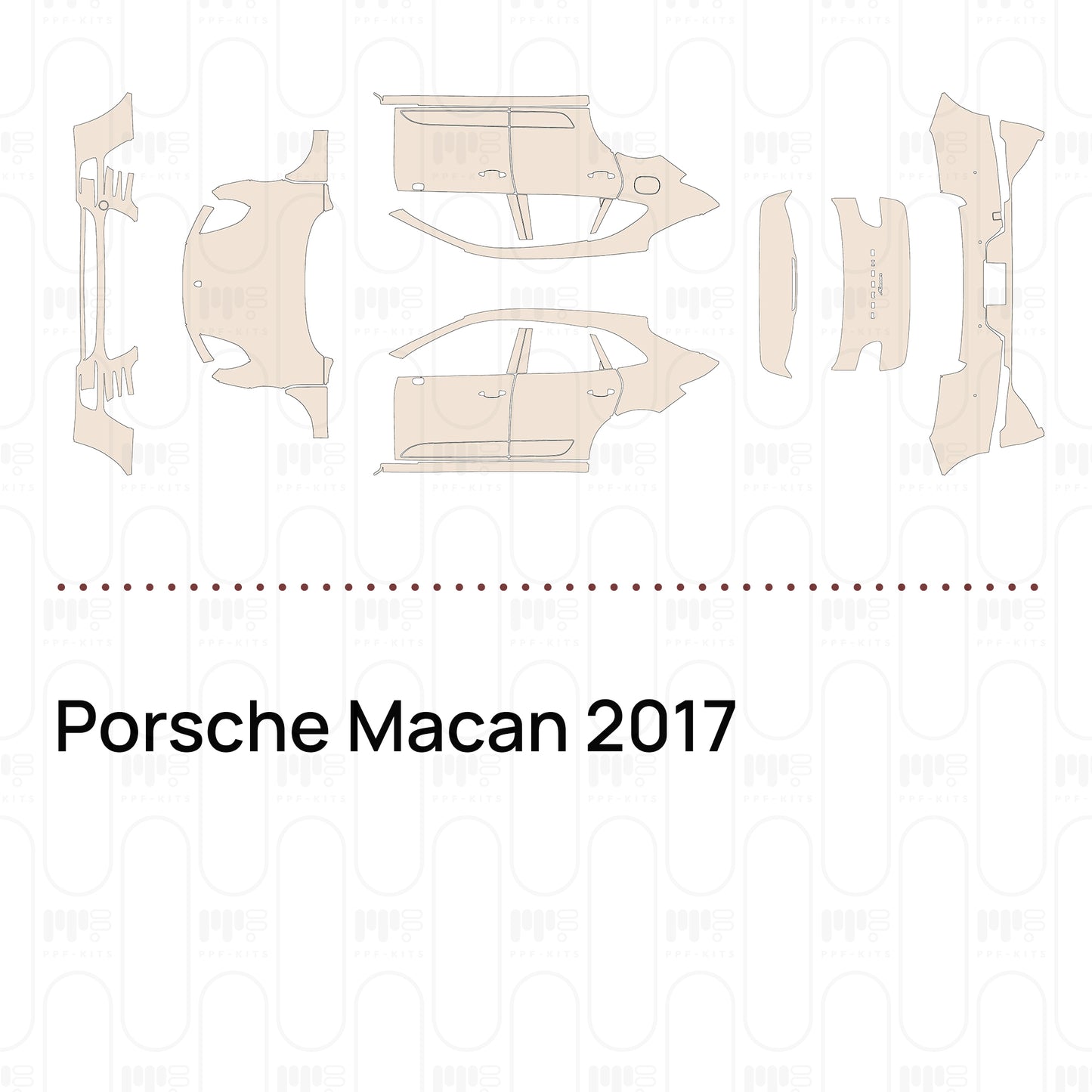 Pre-Cut PPF Porsche Macan 2017