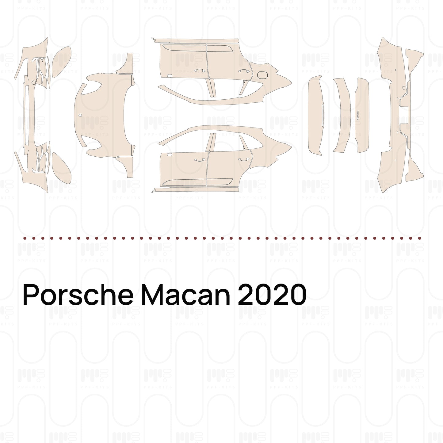 Pre-Cut PPF Porsche Macan 2020
