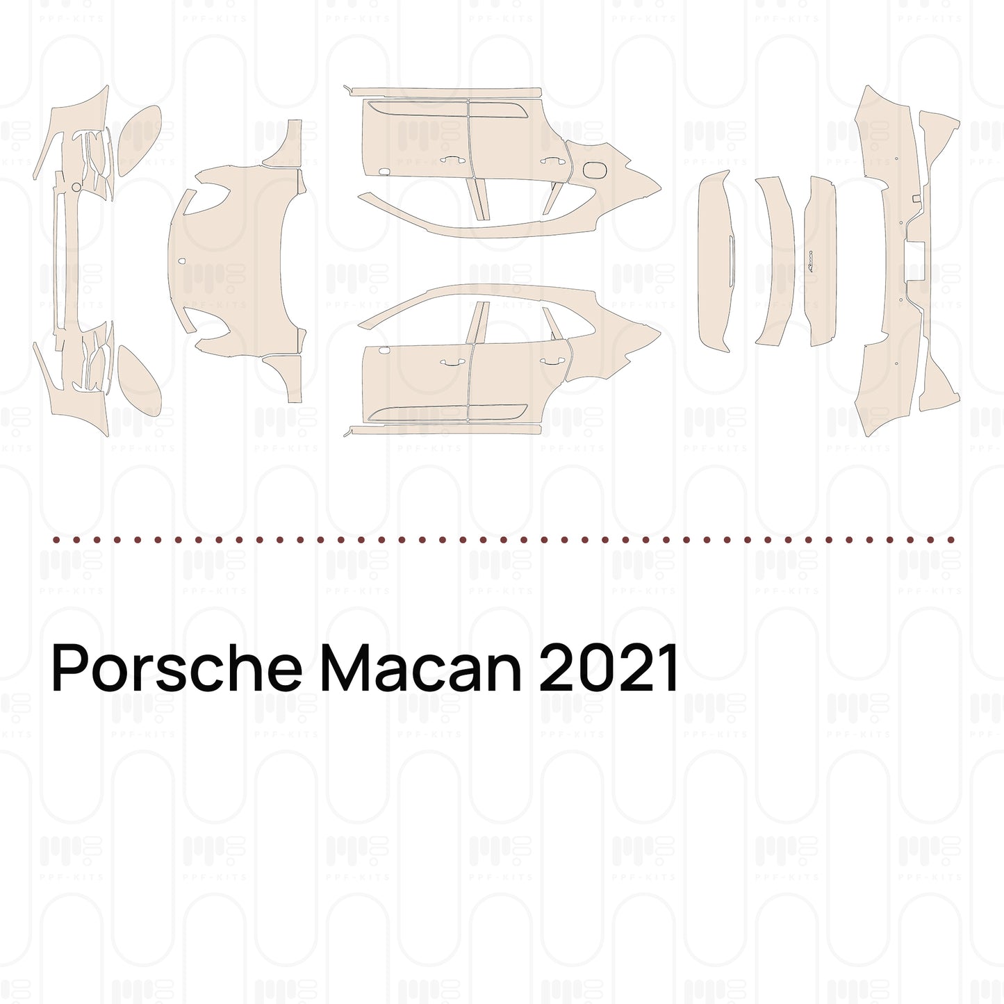 Pre-Cut PPF Porsche Macan 2021