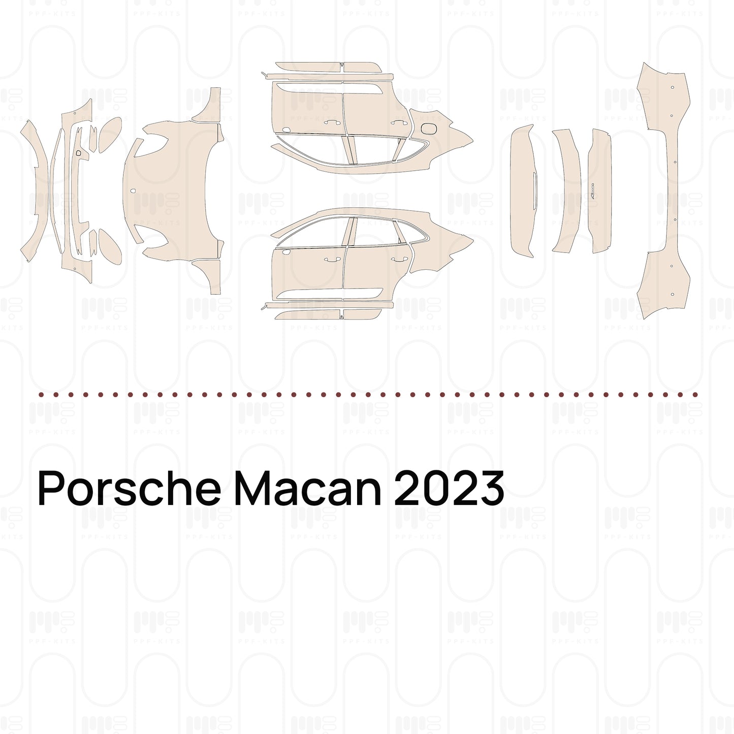 Pre-Cut PPF Porsche Macan 2023