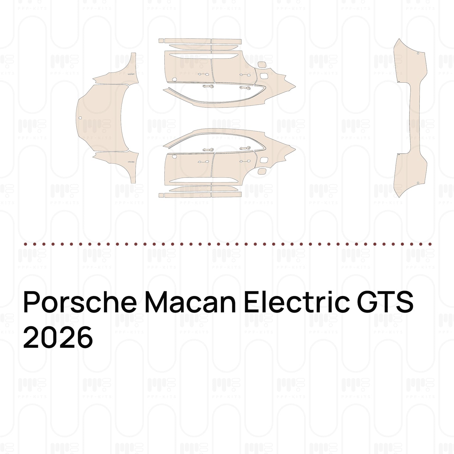Pre-Cut PPF Porsche Macan Electric GTS 2026