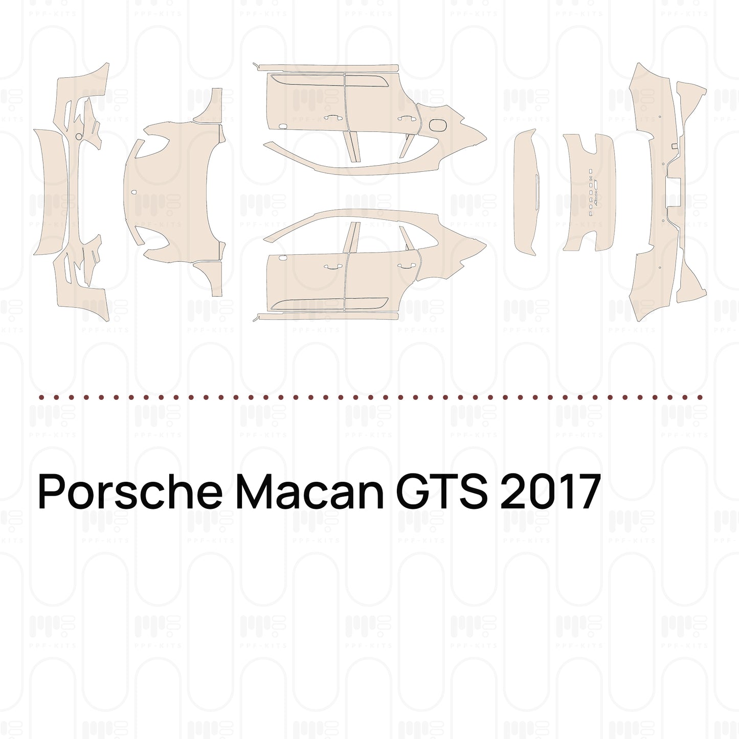 Pre-Cut PPF Porsche Macan GTS 2017
