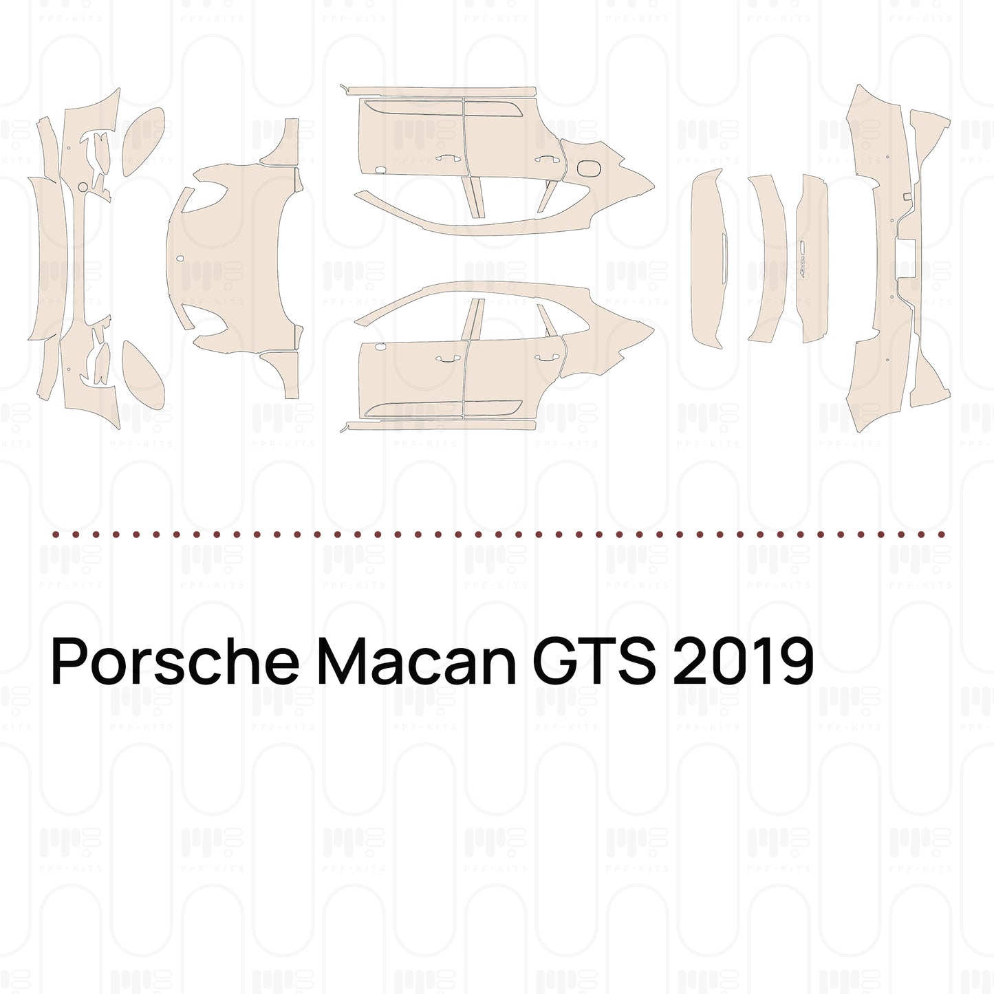 Pre-Cut PPF Porsche Macan GTS 2019