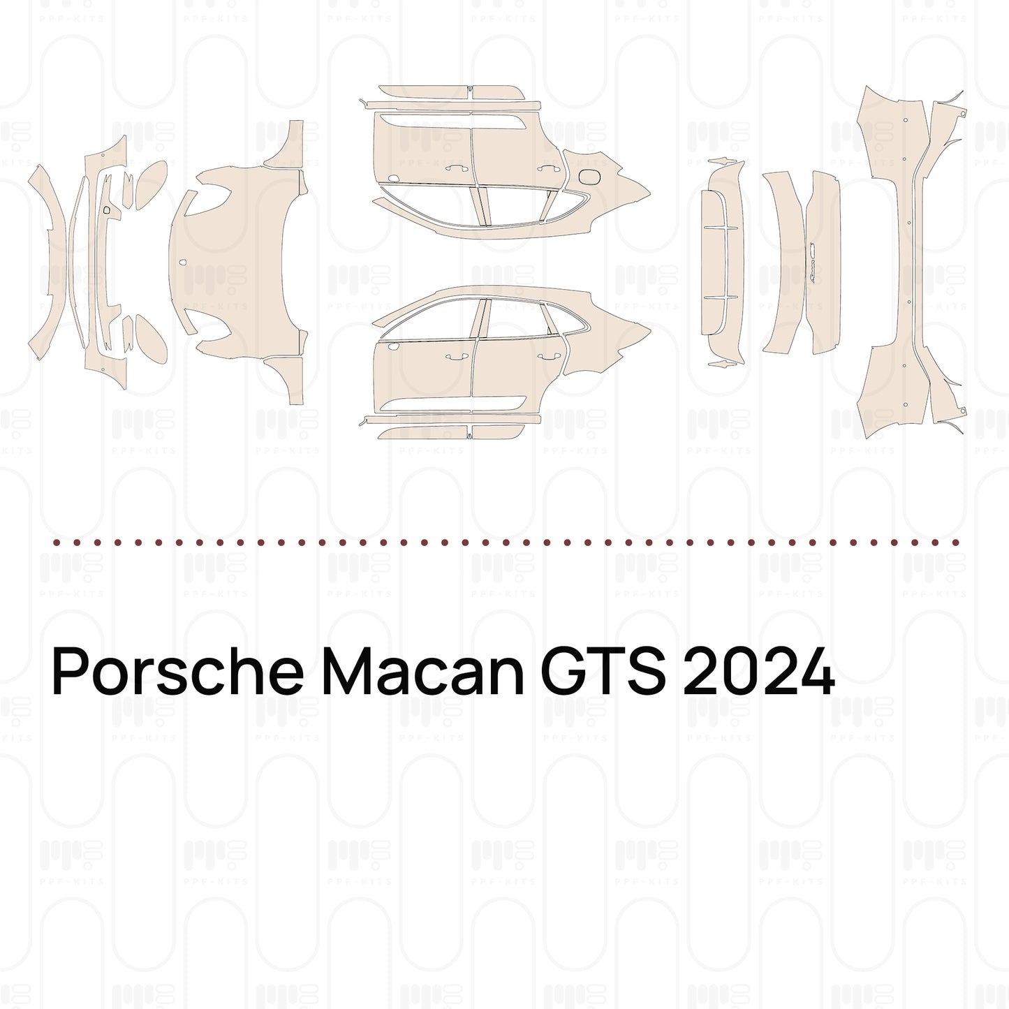 Pre-Cut PPF Porsche Macan GTS 2024