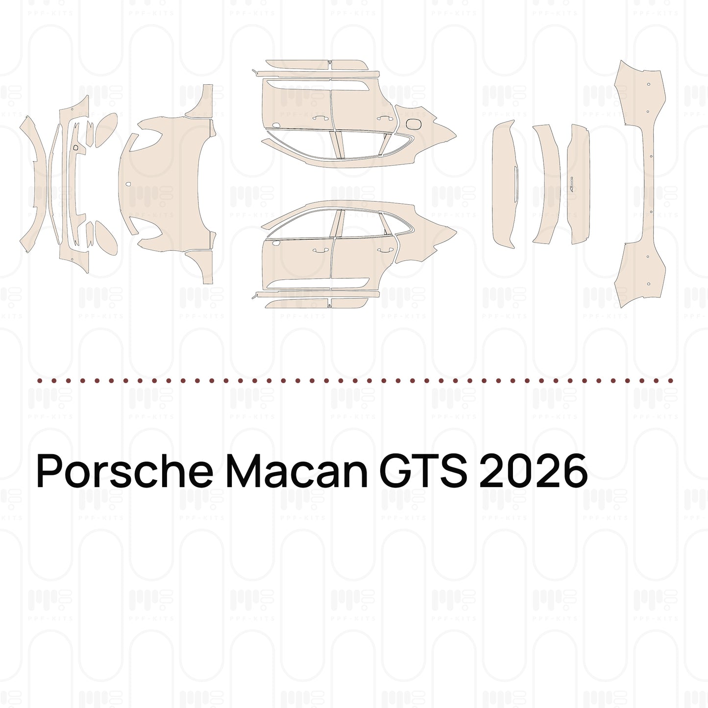 Pre-Cut PPF Porsche Macan GTS 2026