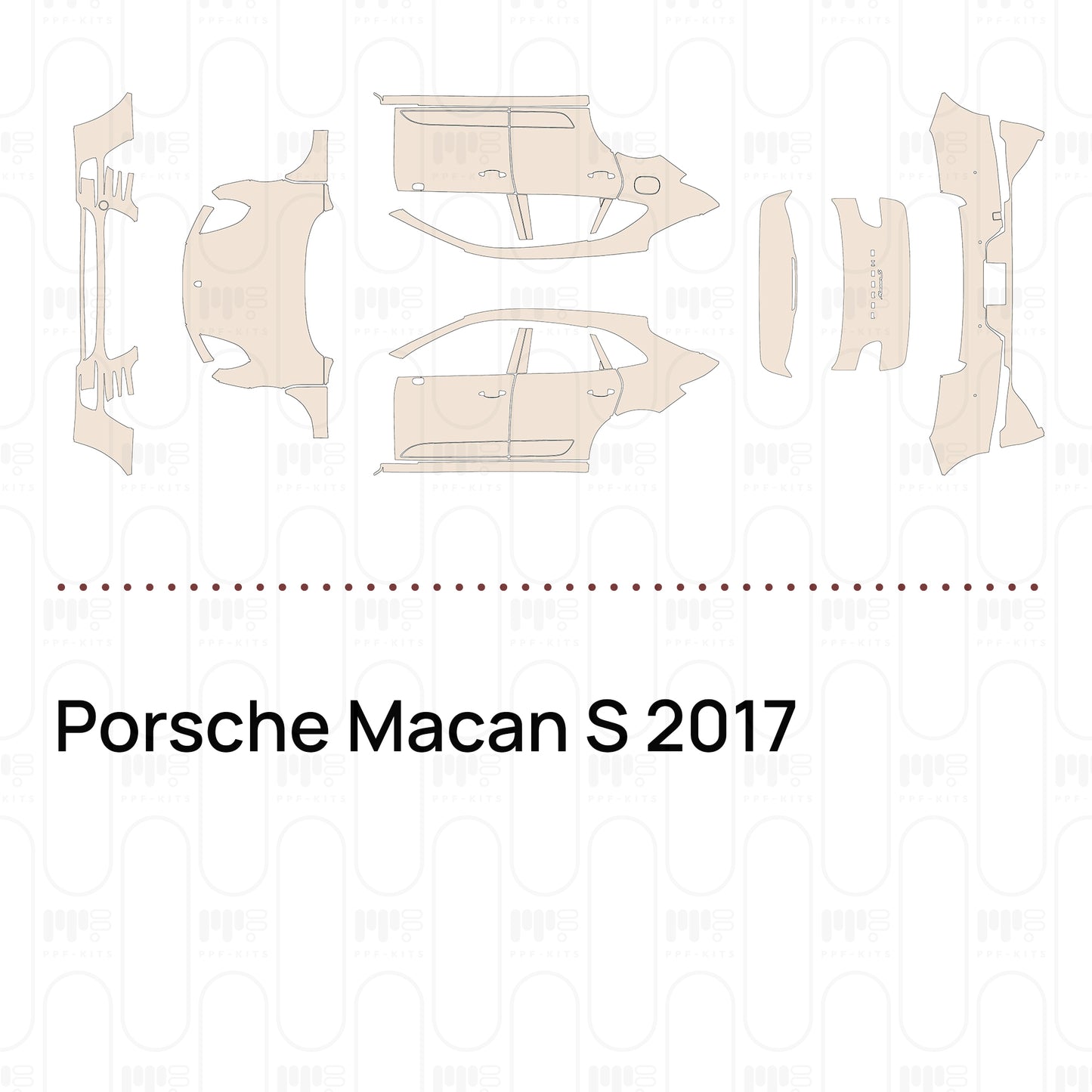 Pre-Cut PPF Porsche Macan S 2017