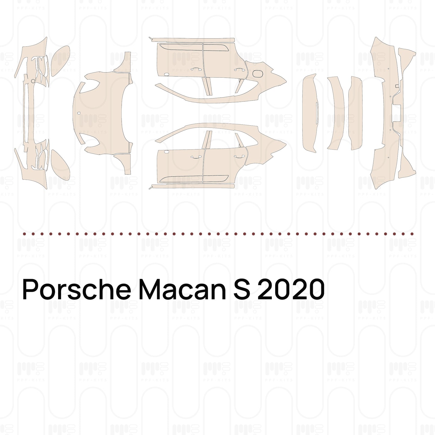 Pre-Cut PPF Porsche Macan S 2020