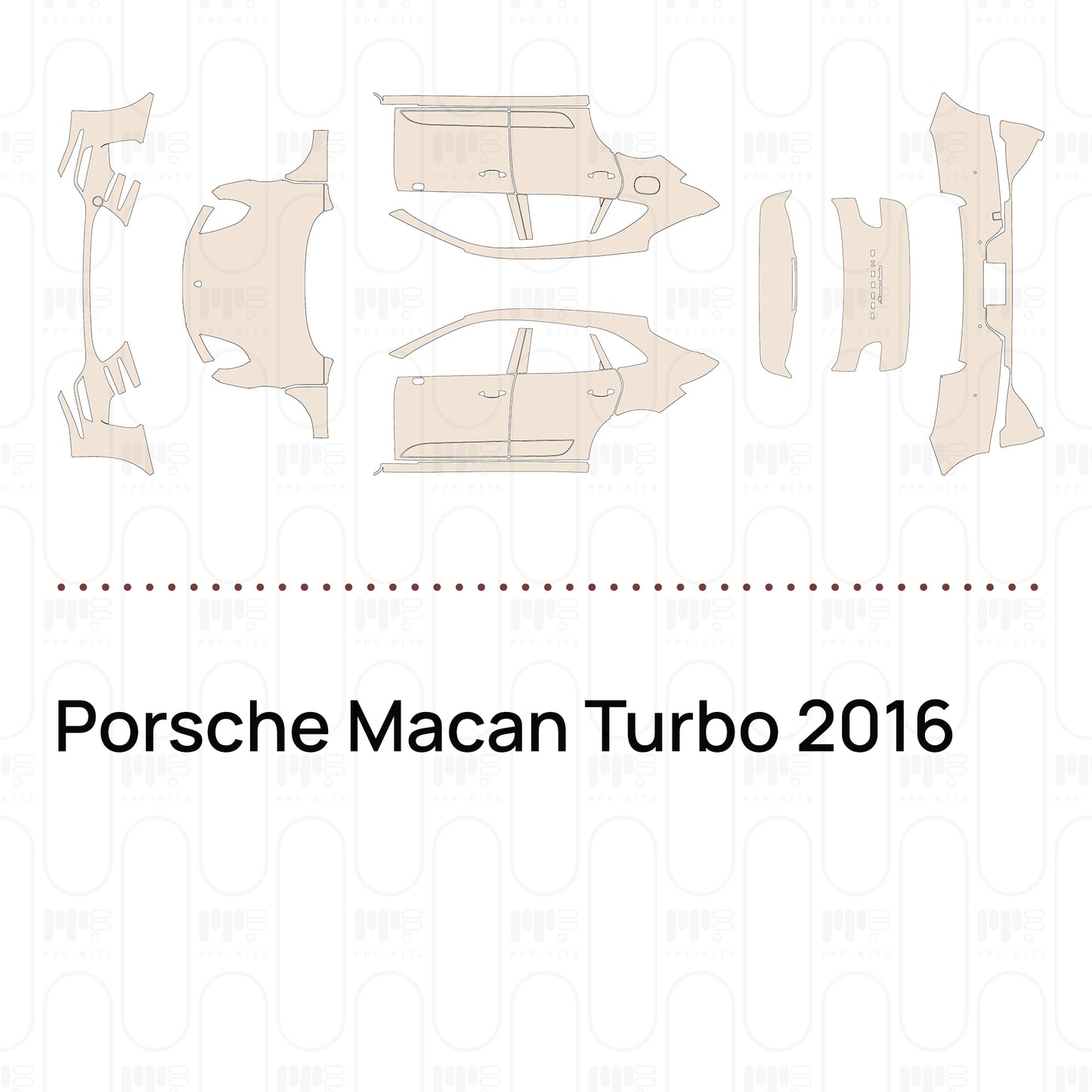 Pre-Cut PPF Porsche Macan Turbo 2016