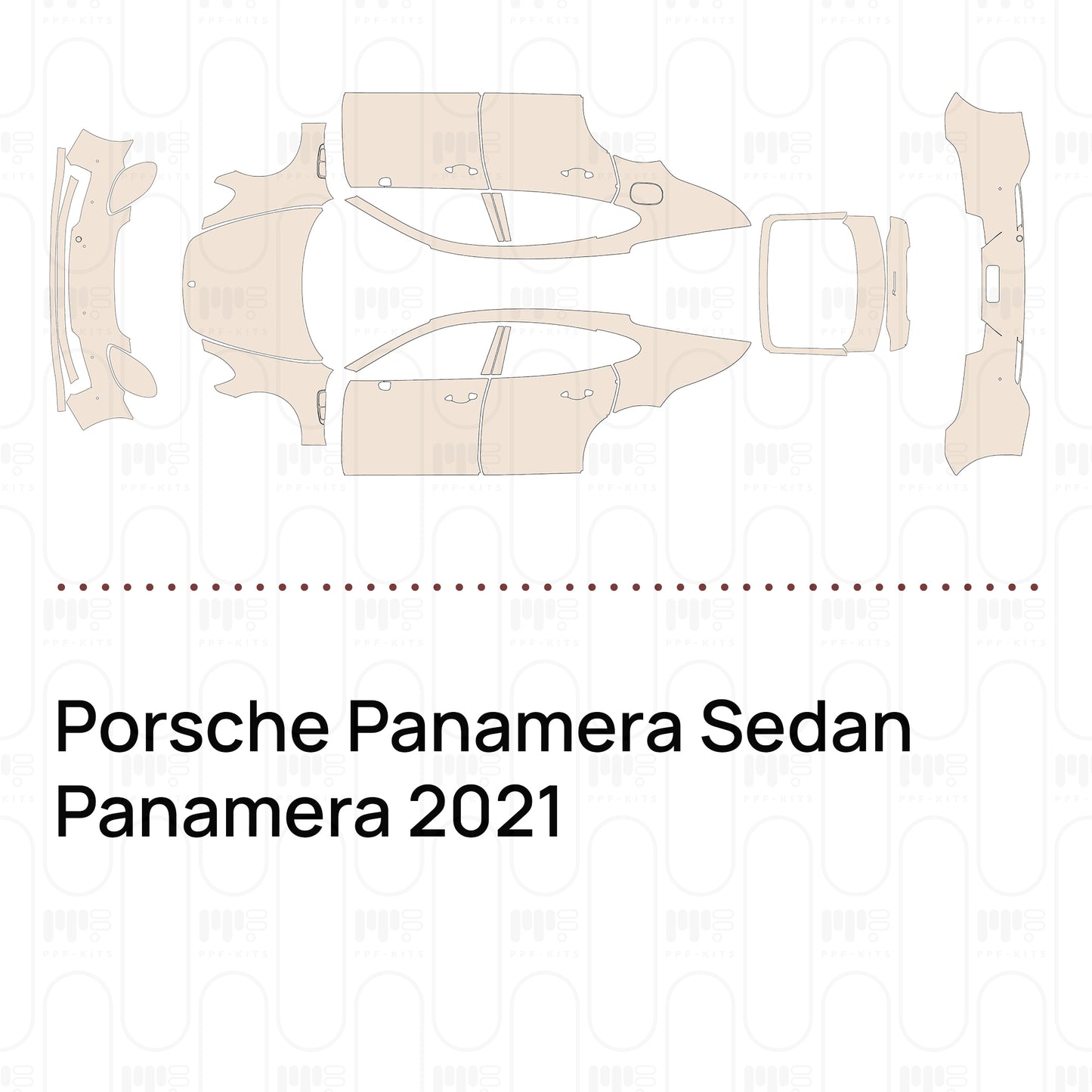 Pre-Cut PPF Porsche Panamera Sedan Panamera 2021
