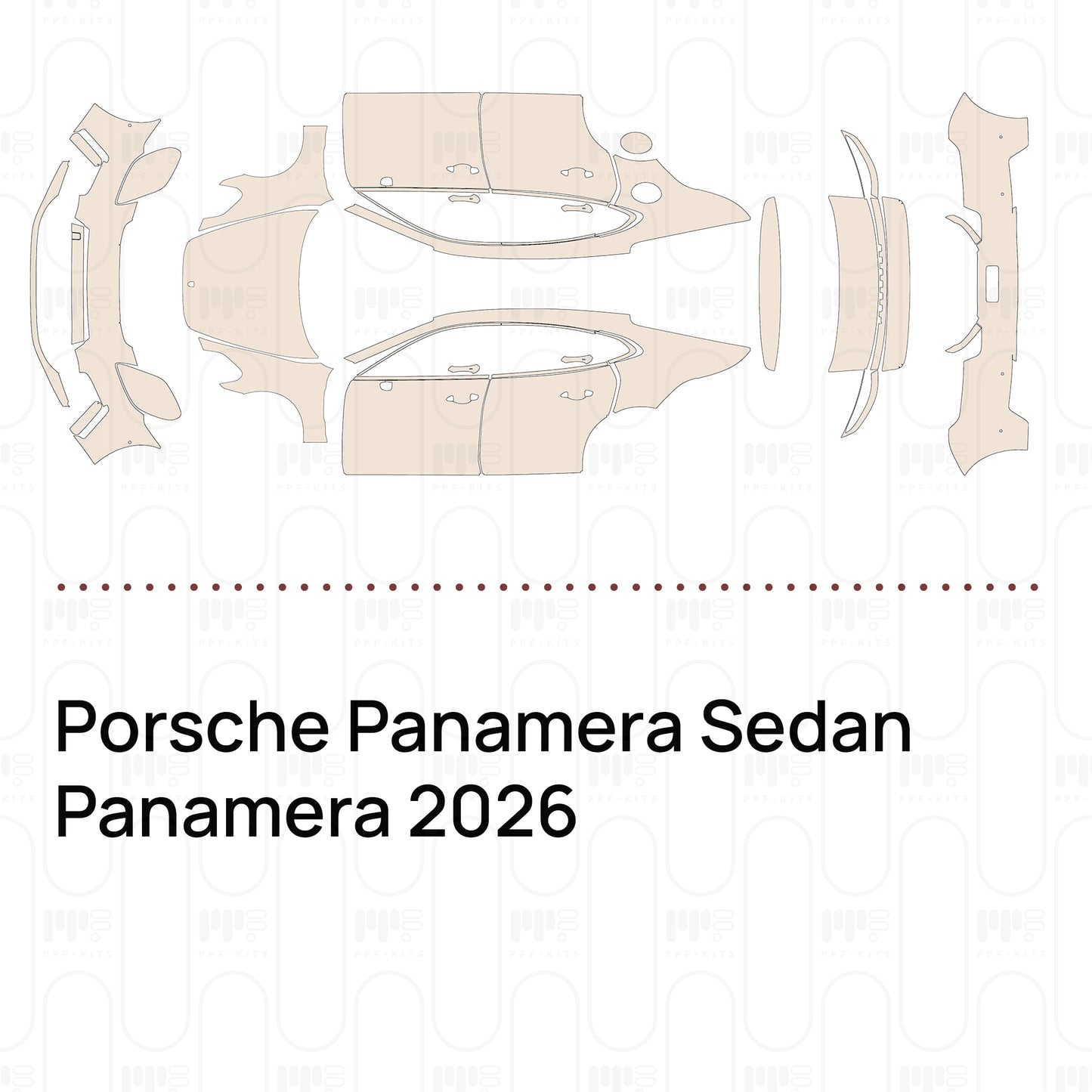 Pre-Cut PPF Porsche Panamera Sedan Panamera 2026