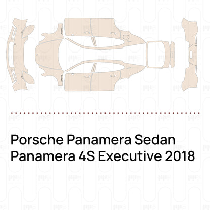 Pre-Cut PPF Porsche Panamera Sedan Panamera 4S Executive 2018