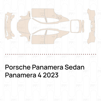 Pre-Cut PPF Porsche Panamera Sedan Panamera 4 2023