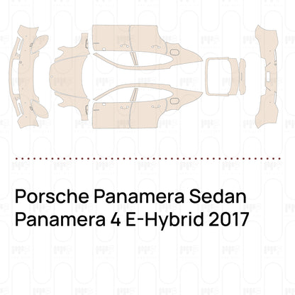 Pre-Cut PPF Porsche Panamera Sedan Panamera 4 E-Hybrid 2017