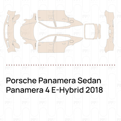 Pre-Cut PPF Porsche Panamera Sedan Panamera 4 E-Hybrid 2018