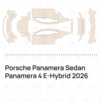 Pre-Cut PPF Porsche Panamera Sedan Panamera 4 E-Hybrid 2026
