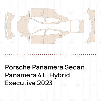 Pre-Cut PPF Porsche Panamera Sedan Panamera 4 E-Hybrid Executive 2023