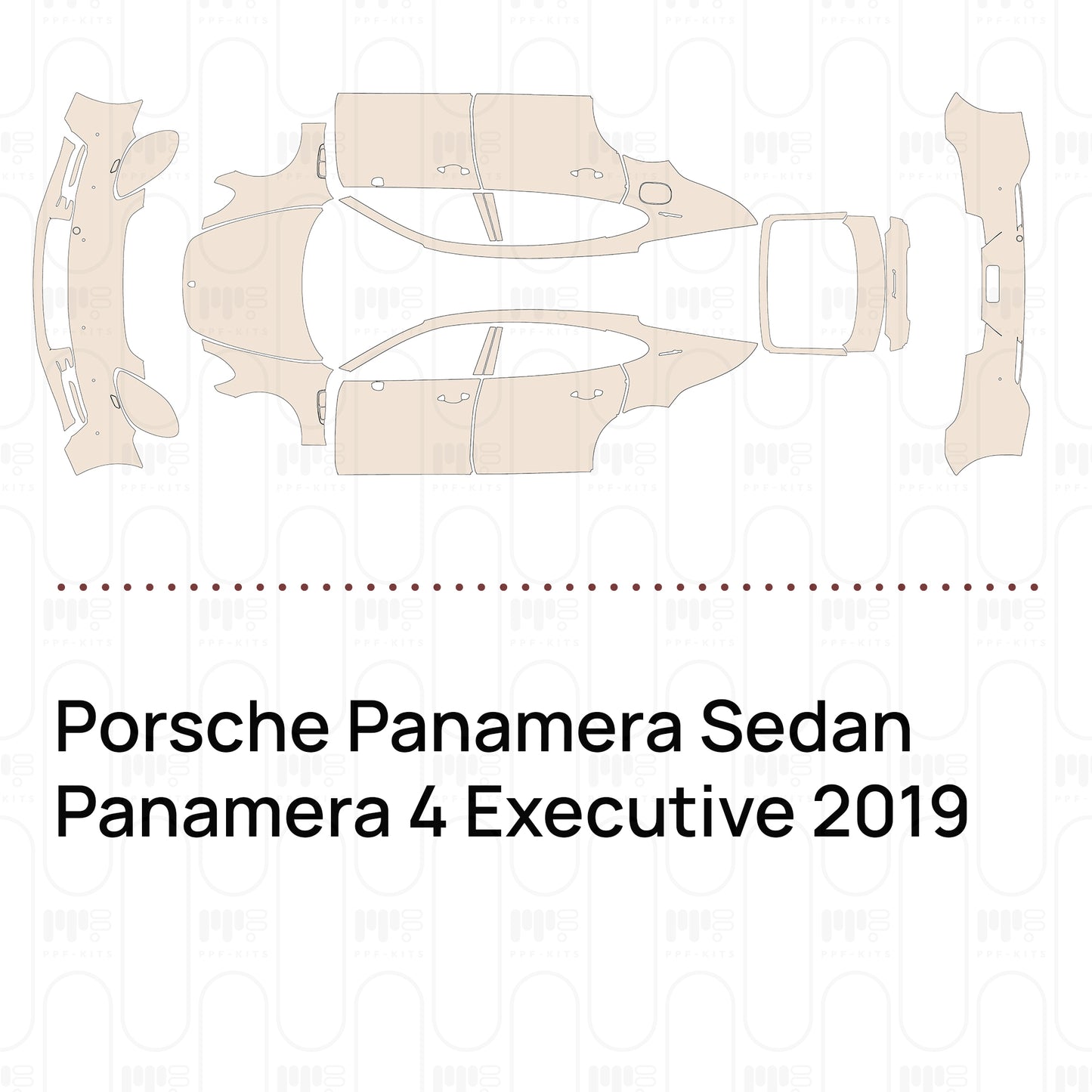 Pre-Cut PPF Porsche Panamera Sedan Panamera 4 Executive 2019