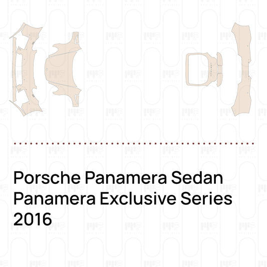 Pre-Cut PPF Porsche Panamera Sedan Panamera Exclusive Series 2016
