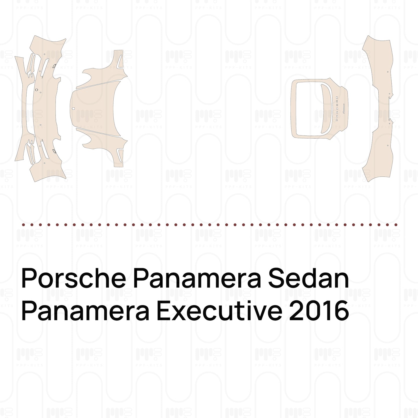 Pre-Cut PPF Porsche Panamera Sedan Panamera Executive 2016