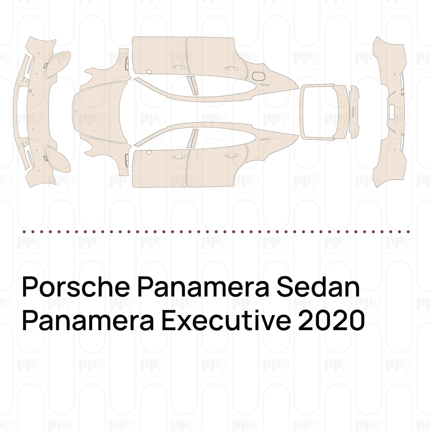 Pre-Cut PPF Porsche Panamera Sedan Panamera Executive 2020