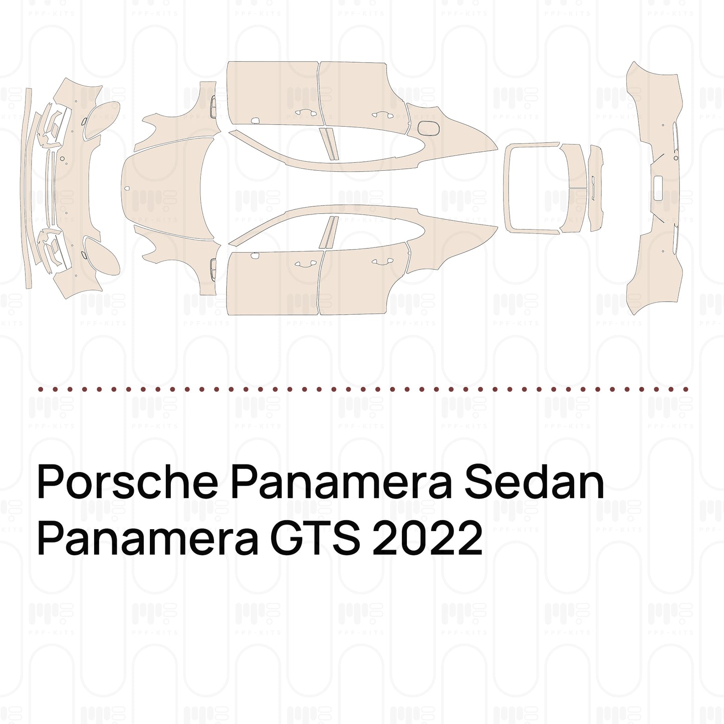 Pre-Cut PPF Porsche Panamera Sedan Panamera GTS 2022