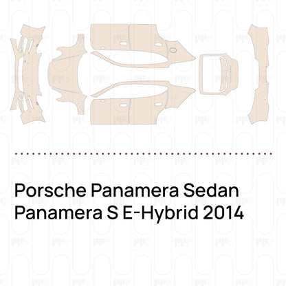 Pre-Cut PPF Porsche Panamera Sedan Panamera S E-Hybrid 2014