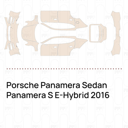 Pre-Cut PPF Porsche Panamera Sedan Panamera S E-Hybrid 2016