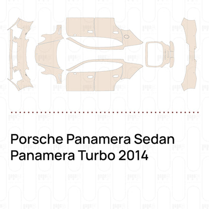 Pre-Cut PPF Porsche Panamera Sedan Panamera Turbo 2014