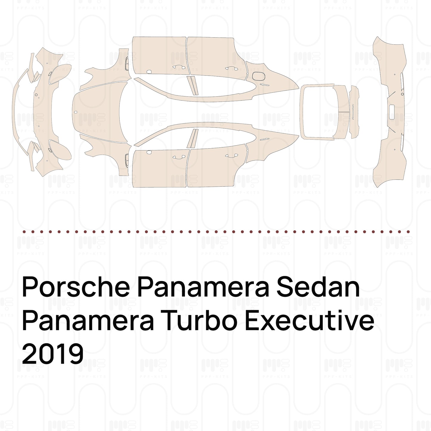 Pre-Cut PPF Porsche Panamera Sedan Panamera Turbo Executive 2019