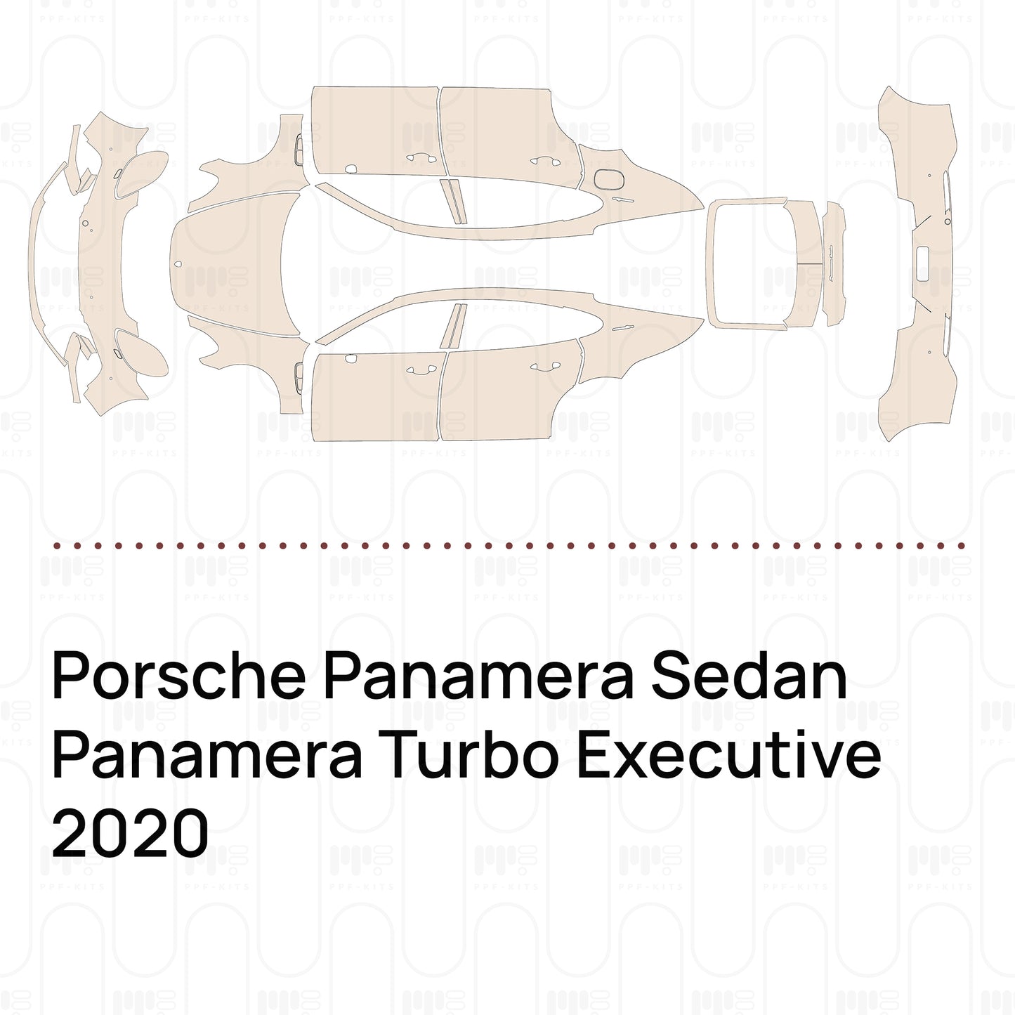 Pre-Cut PPF Porsche Panamera Sedan Panamera Turbo Executive 2020