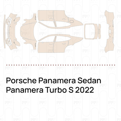 Pre-Cut PPF Porsche Panamera Sedan Panamera Turbo S 2022