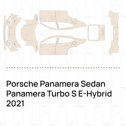 Pre-Cut PPF Porsche Panamera Sedan Panamera Turbo S E-Hybrid 2021