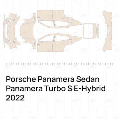 Pre-Cut PPF Porsche Panamera Sedan Panamera Turbo S E-Hybrid 2022